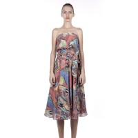 Classic Tube Dress in Psychedelic prints