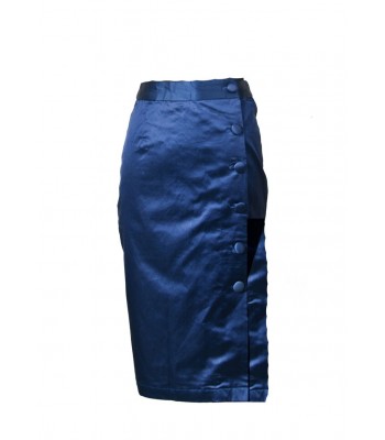 Tara Button High Waist Skirt