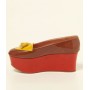 Mocassin red/brown/yellow