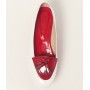Mocassin red/white - top