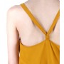 Halter Dress Chiffon Layer Mustard Yellow - back detail