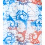 Corak Neon Blue Chiffon Layer - fabric