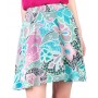Floral Navy Skirt - front detail