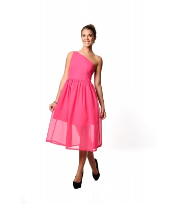 Pop Toga Dress - pink